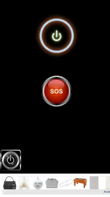 LED Flashlight Button android App screenshot 1